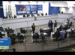 Sessão da Câmara Municipal de Campo Grande/Foto: Reprodução Facebook