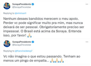 Posts  de Soraya Thronicke no  Twitter
